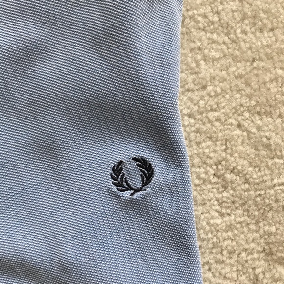 Fred Perry Light Blue Polo - Picture 3 of 5